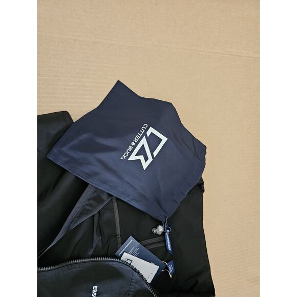 Cutter & Buck Charter Eco Vest Full-Zip Men’s Vest Size Medium Black (Logo) - Picture 10 of 14